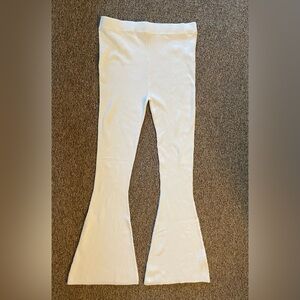 Revolve brand Lita by Ciara ribbed flare leggings.